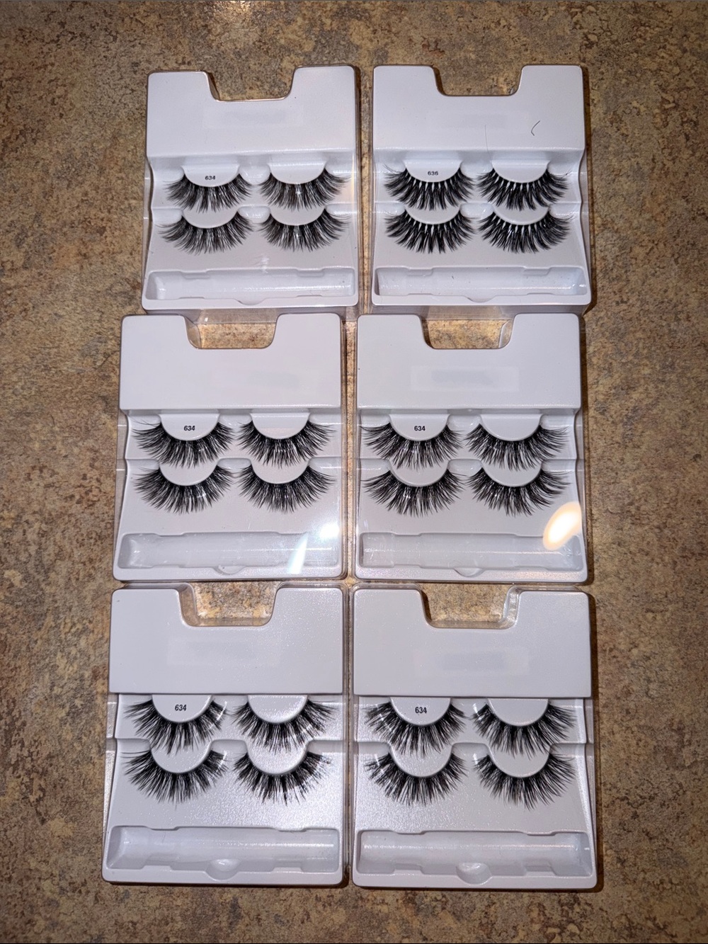 Salon Perfect Vivid-HD 634 & 635 False Lash Set 12 Pairs NIB